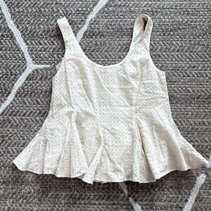 Rebecca Taylor Eyelet Tank Sz 4